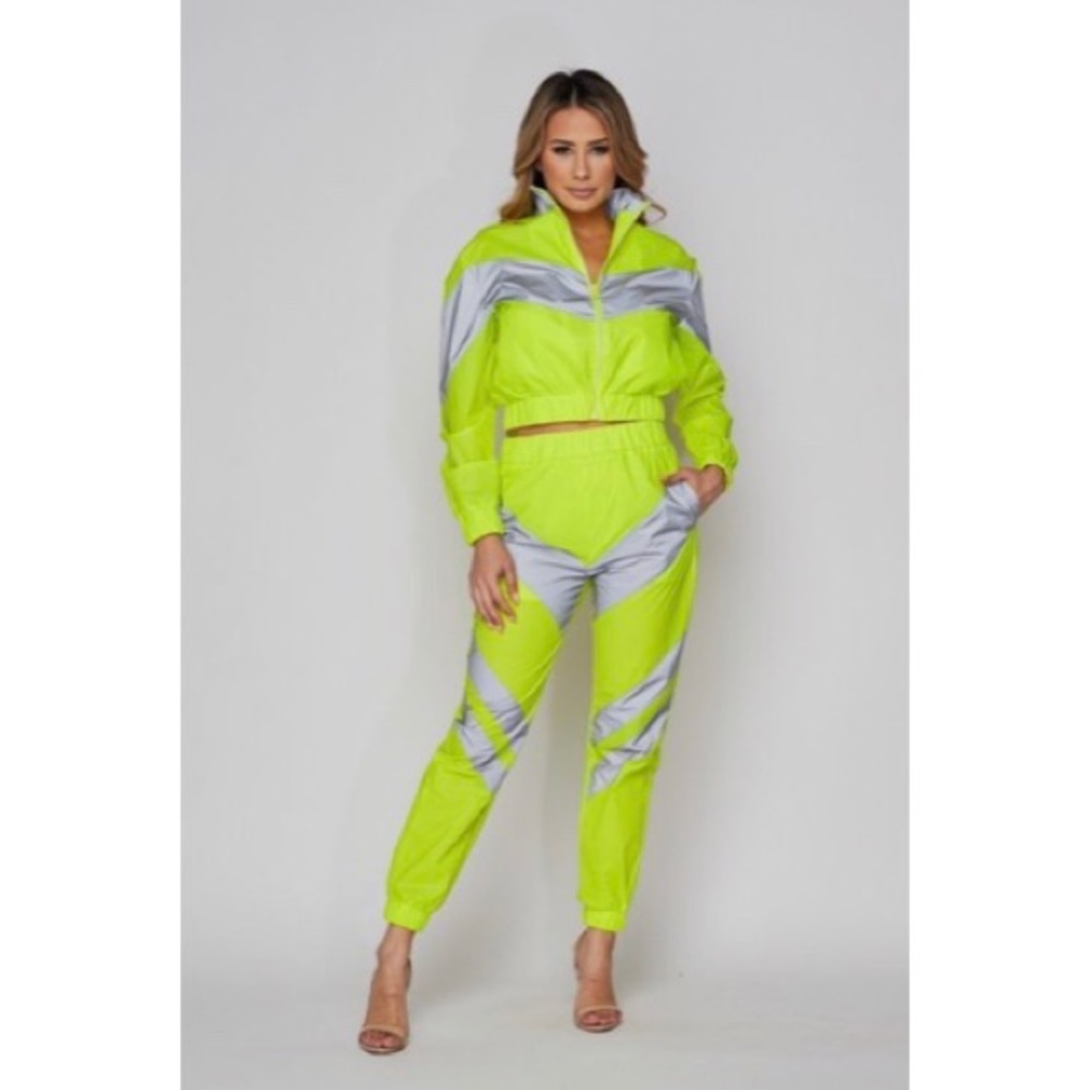 Reflector Neon Jogging Suit